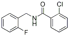 2-Chloro-N-(2-fluorobenzyl)benzaMide, 97% CAS#: 712301-15-0