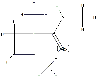 2-Cyclobutene-1-carboxamide,N,1,2-trimethyl-(9CI) CAS#: 75558-56-4
