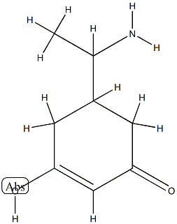 2-Cyclohexen-1-one,5-(1-aminoethyl)-3-hydroxy-(9CI) CAS#: 766466-47-1
