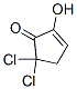 2-Cyclopenten-1-one, 5,5-dichloro-2-hydroxy- CAS#: 786703-13-7