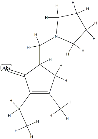 2-Cyclopenten-1-one,2-ethyl-3-methyl-5-(1-pyrrolidinylmethyl)-(9CI) CAS#: 732930-12-0