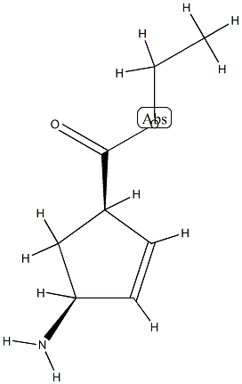 2-Cyclopentene-1-carboxylicacid,4-amino-,ethylester,(1R,4S)-rel-(9CI) CAS#: 733727-05-4