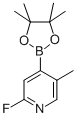 2-FLUORO-5-METHYLPYRIDINE-4-BORONIC ACID PINACOL ESTER CAS#: 755027-42-0