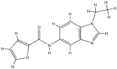2-Furancarboxamide,N-(1-ethyl-1H-benzimidazol-5-yl)-(9CI) CAS#: 720675-45-6