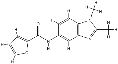 2-Furancarboxamide,N-(1,2-dimethyl-1H-benzimidazol-5-yl)-(9CI) CAS#: 720675-61-6