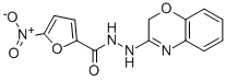 2-Furancarboxylic acid, 5-nitro-, 2-(2H-1,4-benzoxazin-3-yl)hydrazide CAS#: 78959-38-3