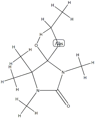 2-Imidazolidinone,4-ethoxy-4-hydroxy-1,3,5,5-tetramethyl-(9CI) CAS#: 705282-76-4