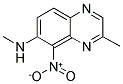 2-METHYL-7-METHYLAMINO-8-NITRO-QUINOXALINE CAS#: 78411-55-9