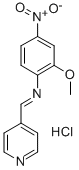 2-Methoxy-4-nitro-N-(4-pyridinylmethylene)benzenamine monohydrochlorid e CAS#: 75273-94-8