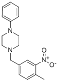 2-Methyl-5-(N-phenylpiperazinomethyl)nitrobenzene CAS#: 74101-69-2