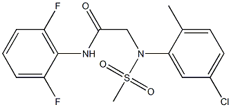 2-(N-(5-chloro-2-Methylphenyl)MethylsulfonaMido)-N-(2,6-difluorophenyl)acetaMide CAS#: 708219-39-0