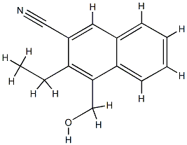 2-Naphthalenecarbonitrile,3-ethyl-4-(hydroxymethyl)-(9CI) CAS#: 719275-87-3