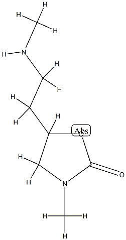 2-Oxazolidinone,3-methyl-5-[2-(methylamino)ethyl]-(9CI) CAS#: 745723-76-6