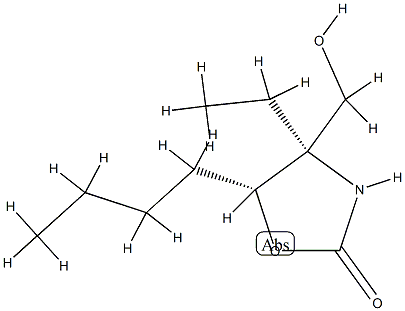 2-Oxazolidinone,5-butyl-4-ethyl-4-(hydroxymethyl)-,(4R,5R)-rel-(9CI) CAS#: 745820-18-2