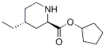 2-Piperidinecarboxylicacid,4-ethyl-,cyclopentylester,(2R,4R)-(9CI) CAS#: 755739-14-1