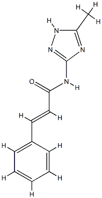 2-Propenamide,N-(5-methyl-1H-1,2,4-triazol-3-yl)-3-phenyl-(9CI) CAS#: 797797-37-6