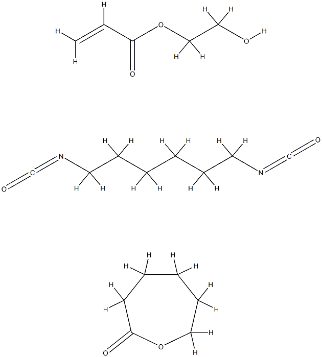 2-Propenoic acid, 2-hydroxyethyl ester, polymer with 1,6-diisocyanatohexane and 2-oxepanone CAS#: 76246-04-3