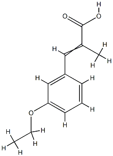 2-Propenoicacid,3-(3-ethoxyphenyl)-2-methyl-(9CI) CAS#: 773121-01-0