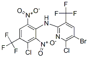 2-Pyridinamine, 5-bromo-6-chloro-N-(3-chloro-2,6-dinitro-4-(trifluorom ethyl)phenyl)-3-(trifluoromethyl)- CAS#: 79614-83-8
