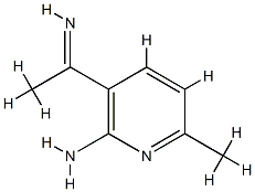 2-Pyridinamine,3-(1-iminoethyl)-6-methyl-(9CI) CAS#: 728023-99-2