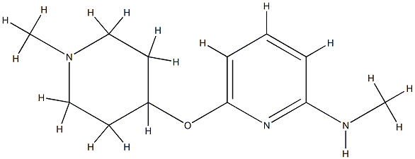 2-Pyridinamine,N-methyl-6-[(1-methyl-4-piperidinyl)oxy]-(9CI) CAS#: 790671-23-7