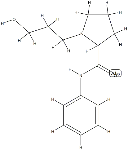 2-Pyrrolidinecarboxamide,1-(3-hydroxypropyl)-N-phenyl-(9CI) CAS#: 734527-29-8
