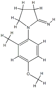 2-Pyrrolidinimine,1-(4-methoxy-2-methylphenyl)-(9CI) CAS#: 786700-83-2