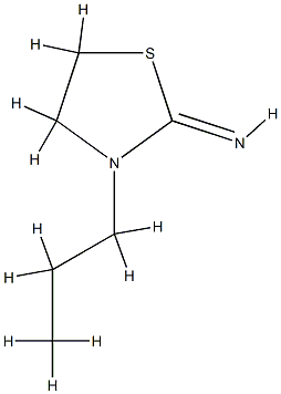 2-Thiazolidinimine,3-propyl-(9CI) CAS#: 734484-17-4