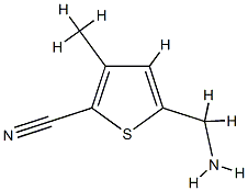 2-Thiophenecarbonitrile,5-(aminomethyl)-3-methyl-(9CI) CAS#: 779310-89-3