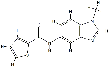 2-Thiophenecarboxamide,N-(1-methyl-1H-benzimidazol-5-yl)-(9CI) CAS#: 720675-72-9
