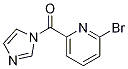 2-bromo-6-(1H-imidazol-1-ylcarbonyl)pyridine CAS#: 777953-71-6
