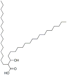 2-hexadecyl-3-hydroxyicosanoic acid CAS#: 74124-36-0