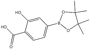2-hydroxy-4-(4,4,5,5-tetramethyl-1,3,2-dioxaborolan-2-yl)benzoic acid CAS#: 741698-75-9