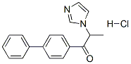 2-imidazol-1-yl-1-(4-phenylphenyl)propan-1-one hydrochloride CAS#: 77234-76-5