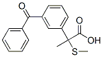 2-(m-Benzoylphenyl)-2-(methylthio)propionic acid CAS#: 78350-26-2