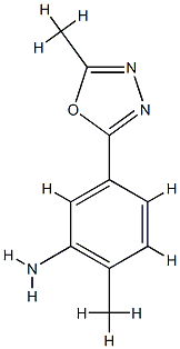 2-methyl-5-(5-methyl-1,3,4-oxadiazol-2-yl)aniline(SALTDATA: FREE) CAS#: 796070-75-2