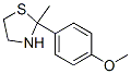 2-(p-Methoxyphenyl)-2-methylthiazolidine CAS#: 74019-44-6