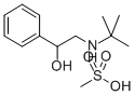 2-t-Butylamino-1-phenylethanol methanesulfonate CAS#: 72156-37-7