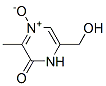 2(1H)-Pyrazinone, 6-(hydroxymethyl)-3-methyl-, 4-oxide CAS#: 76823-08-0