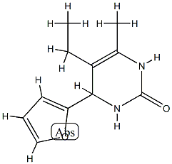 2(1H)-Pyrimidinone,5-ethyl-4-(2-furanyl)-3,4-dihydro-6-methyl-(9CI) CAS#: 728004-16-8