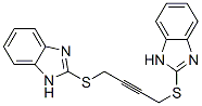 2,2'-(2-Butyne-1,4-diylbisthio)bis(1H-benzimidazole) CAS#: 73688-71-8