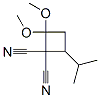 2,2-Dimethoxy-4-(1-methylethyl)-1,1-cyclobutanedicarbonitrile CAS#: 73913-91-4