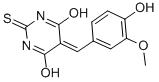 2,3-Dihydro-5-(4-hydroxy-3-methoxybenzylidene)-2-thioxo-4,6(1H,5H)-pyrimidinedione CAS#: 73681-14-8