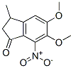 2,3-Dihydro-5,6-dimethoxy-3-methyl-7-nitro-1H-inden-1-one CAS#: 77611-67-7