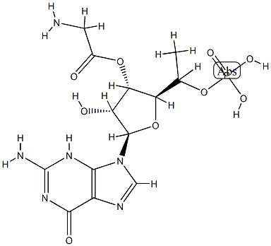 2'(3')-O-(glycyl)guanosine-5'-(O-methylphosphate) CAS#: 78900-84-2