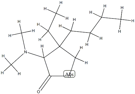 2(3H)-Furanone,4-butyl-3-(dimethylamino)-4-ethyldihydro-(9CI) CAS#: 760192-69-6