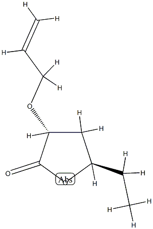 2(3H)-Furanone,5-ethyldihydro-3-(2-propenyloxy)-,(3R,5R)-rel-(9CI) CAS#: 741290-50-6