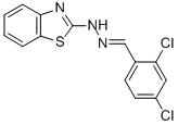 2,4-Dichlorobenzaldehyde (benzothiazol-2-yl)hydrazone CAS#: 73664-52-5