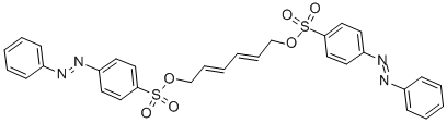 2,4-HEXADIYNEDIYL-1,6-BIS(4-PHENYLAZOBENZENESULFONATE) CAS#: 78991-75-0