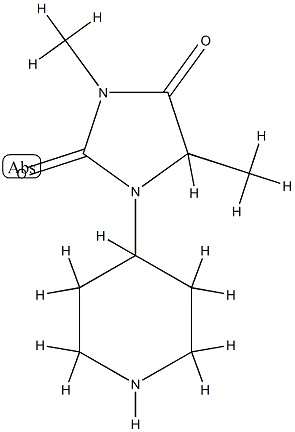 2,4-Imidazolidinedione,3,5-dimethyl-1-(4-piperidinyl)-(9CI) CAS#: 778526-21-9